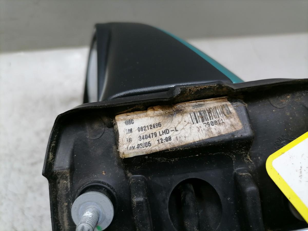 Opel Agila A original Au&szlig;enspiegel links Z397 Mintsilber elektrisch verstellbar Bj.2006